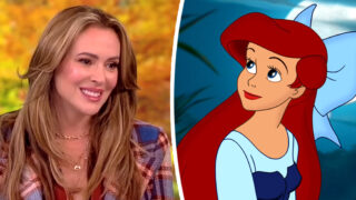 La Sirenetta Alyssa Milano ispirato Disney viso Ariel