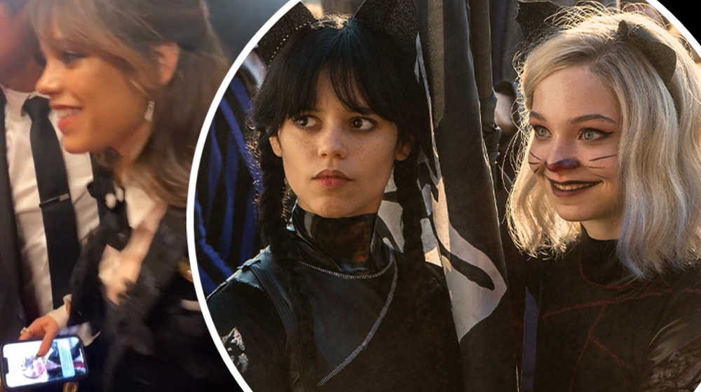 Jenna Ortega Ha Emma Myers Come Sfondo Del Cellulare