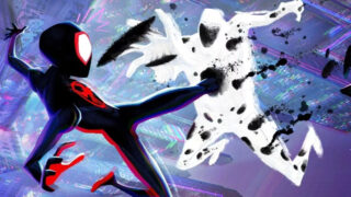 scena tagliata macchia Spider-Man Across the Spider-Verse