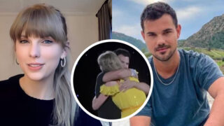 taylor swift taylor lautner palco eras tour concerto