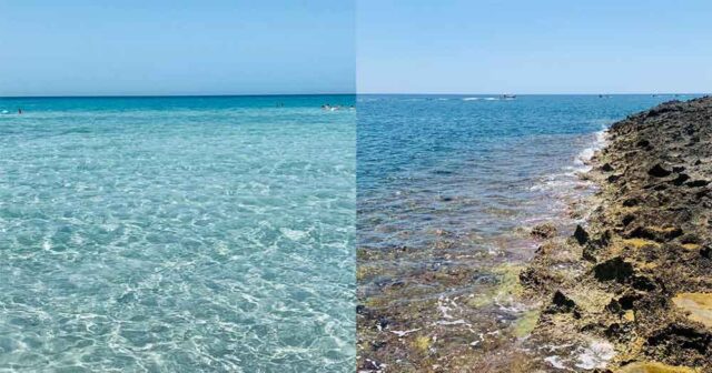 mare baia verde santa maria di leuca puglia