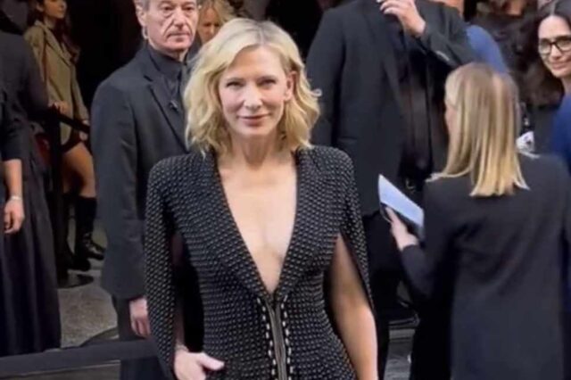 Cate Blanchett Milano Fashion Week settembre 2023