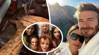 David Beckham nuovo tatuaggio Spice Girls