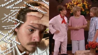 cole dylan sprouse reazione 16 novembre 2023 zack e cody