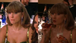 taylor swift battuta golden globes reazione