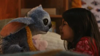 Lilo & Stitch scene post-credit live action