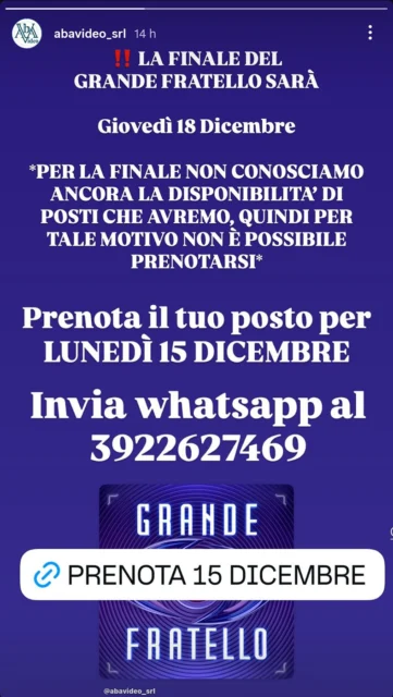 Grande Fratello slittata la data della finale