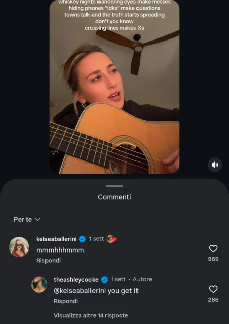 Il commento di Kelsea Ballerini