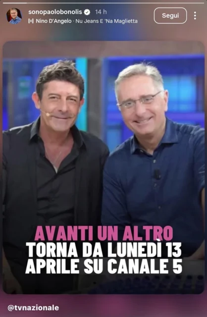 Paolo Bonolis Instagram