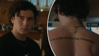 Off Campus cosa significa il tatuaggio di Garrett Graham Nullum gratuitum prandium