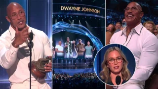 Dwayne Johnson diventa Disney Legend: Emily Blunt lo premia al D23